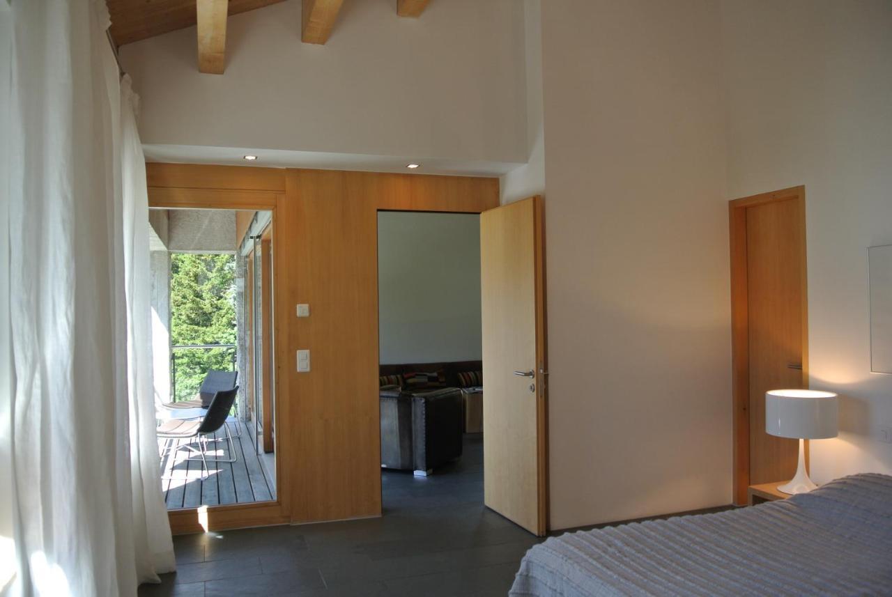 Chesa La Montanella - Ferienwohnung, Maloja Εξωτερικό φωτογραφία