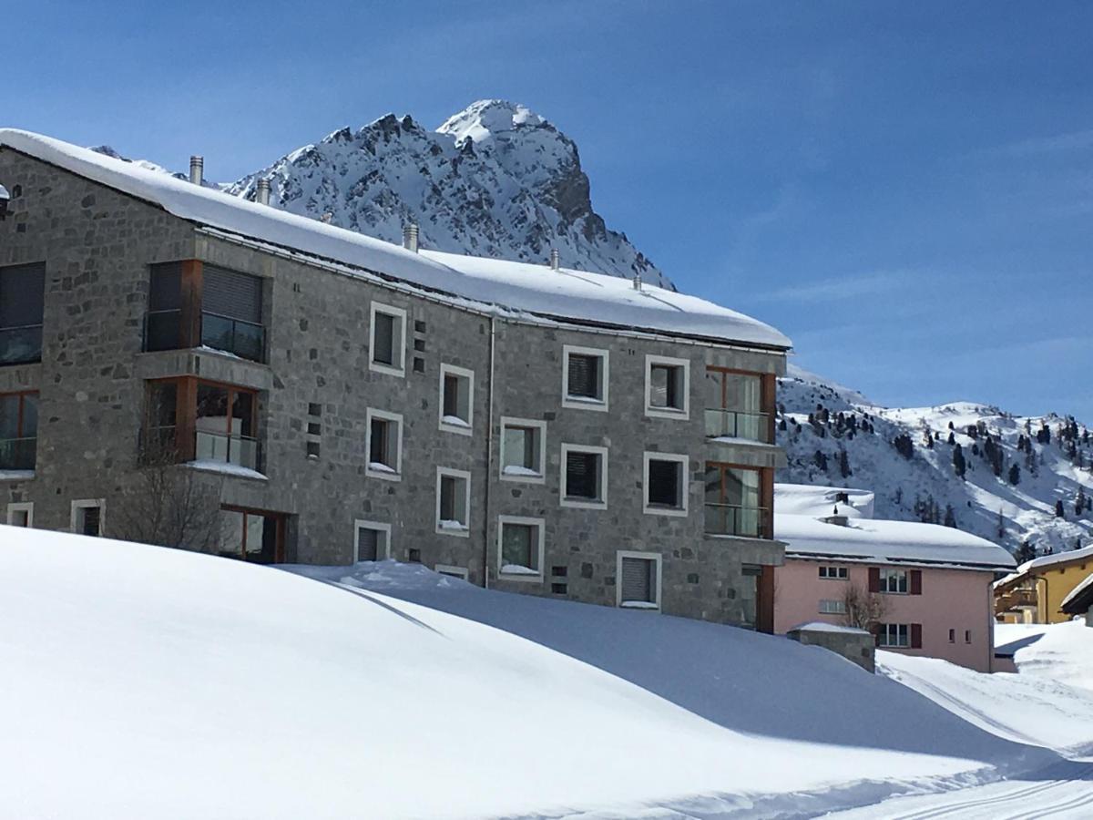 Chesa La Montanella - Ferienwohnung, Maloja Εξωτερικό φωτογραφία
